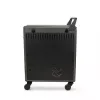 Tragbarer Gerätemanagement-Wagen DICOTA D32005 Schwarz Bodenaufstellung