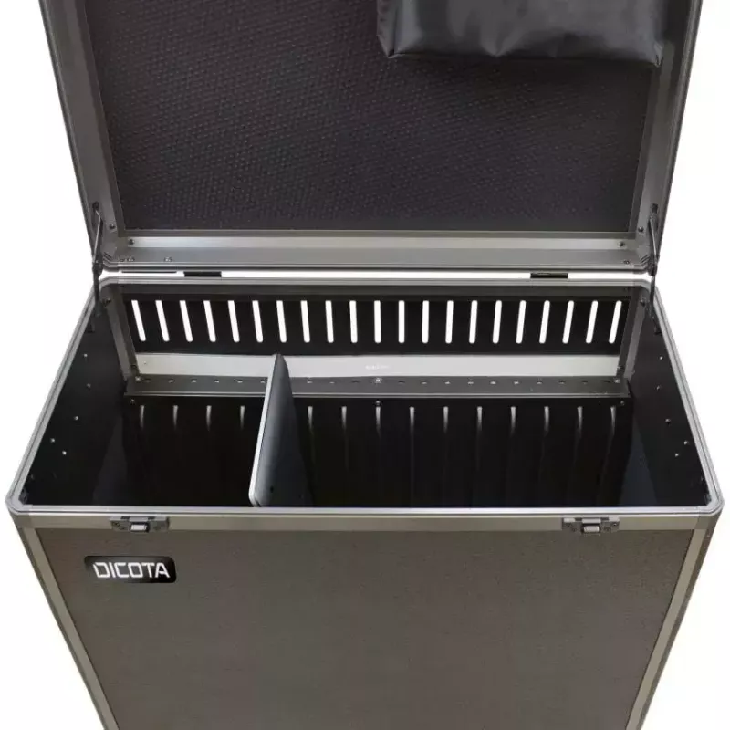 Tragbarer Gerätemanagement-Wagen DICOTA D32005 Schwarz Bodenaufstellung