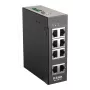 D-Link 8-Port Unmanaged Industrial Switch mit 8 x 10/100 BaseT(X) Ports