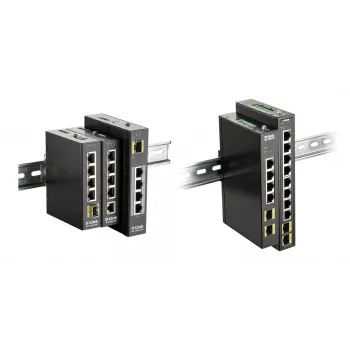 D-Link 8-Port Gigabit Industrial Switch mit 2 x 100/1000M SFP