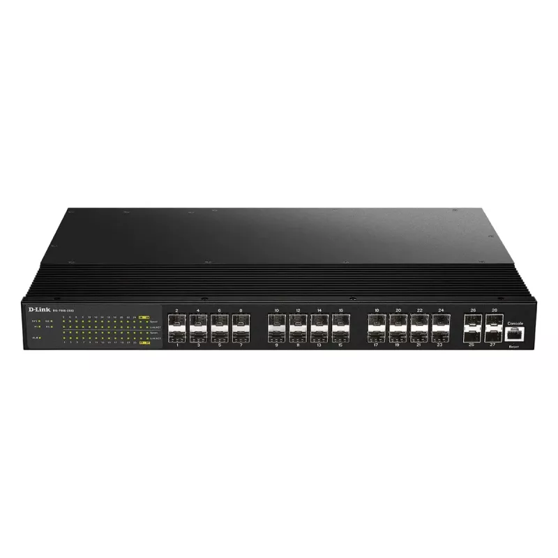 D-Link Industrial Layer 2+ Gigabit Managed Switch mit 24 SFP-Ports und 4 Port 10G SFP+