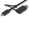 StarTech.com Universelle Laptop-Dockingstation, Hybrid USB-C & USB-A Dock, Dual 4K DP & HDMI, 60W PD, Mac / Windows / Chrome OS, 4x USB 5Gbps Hub, GbE
