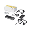 StarTech.com Universelle Laptop-Dockingstation, Hybrid USB-C & USB-A Dock, Dual 4K DP & HDMI, 60W PD, Mac / Windows / Chrome OS, 4x USB 5Gbps Hub, GbE