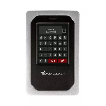 Origin Storage DataLocker DL4 FE externe tragbare verschlüsselte Festplatte, 1 TB, USB-C / USB-A