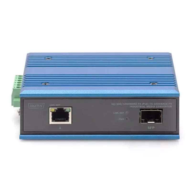 Digitus Medienkonverter 10/100/1000Base-TX PoE zu 1000Base-FX 1000 Mbit/s