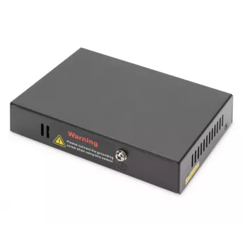 Digitus 4 Port Gigabit 4PPoE Extender 802.3at 60W Schwarz