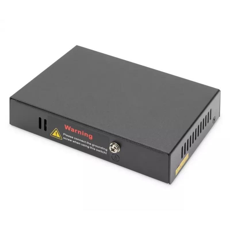 Digitus 4 Port Gigabit 4PPoE Extender 802.3at 60W Schwarz