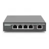 Digitus 4 Port Gigabit 4PPoE Extender 802.3at 60W Schwarz