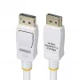 StarTech.com 10ft (3m) Weißes VESA-zertifiziertes DisplayPort 1.2-Kabel, 4K 60Hz, 21,6 Gbit/s, einrastende DP-Stecker, DP 1.2 DisplayPort-Kabel, DP-Monitorkabel, M/M