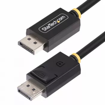 StarTech.com 1m DisplayPort 2.1 Kabel, VESA-zertifiziertes DP80 DisplayPort-Kabel mit UHBR20/HDR/DSC 1.2a/HDCP 2.2, 16K/8K 60Hz, 4K 240Hz, 80 Gbit/s, DP 2.1 Kabel, UHD-Monitorkabel, M/M