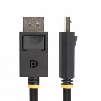 StarTech.com 1m DisplayPort 2.1 Kabel, VESA-zertifiziertes DP80 DisplayPort-Kabel mit UHBR20/HDR/DSC 1.2a/HDCP 2.2, 16K/8K 60Hz, 4K 240Hz, 80 Gbit/s, DP 2.1 Kabel, UHD-Monitorkabel, M/M