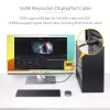 StarTech.com 1m DisplayPort 2.1 Kabel, VESA-zertifiziertes DP80 DisplayPort-Kabel mit UHBR20/HDR/DSC 1.2a/HDCP 2.2, 16K/8K 60Hz, 4K 240Hz, 80 Gbit/s, DP 2.1 Kabel, UHD-Monitorkabel, M/M