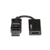 StarTech.com DisplayPort-auf-HDMI-Adapter - 4K 60Hz Aktiver DP 1.4 auf HDMI 2.0 Videokonverter - DP auf HDMI Monitor/TV/Display Kabeladapter Dongle - Einrastender DP-Stecker