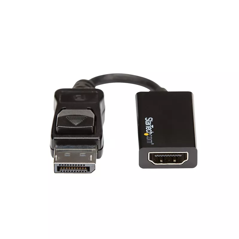 StarTech.com DisplayPort-auf-HDMI-Adapter - 4K 60Hz Aktiver DP 1.4 auf HDMI 2.0 Videokonverter - DP auf HDMI Monitor/TV/Display Kabeladapter Dongle - Einrastender DP-Stecker