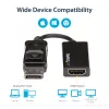 StarTech.com DisplayPort-auf-HDMI-Adapter - 4K 60Hz Aktiver DP 1.4 auf HDMI 2.0 Videokonverter - DP auf HDMI Monitor/TV/Display Kabeladapter Dongle - Einrastender DP-Stecker