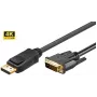 Microconnect DP-DVI-MM-100 Videokabel-Adapter 1 m DisplayPort Schwarz