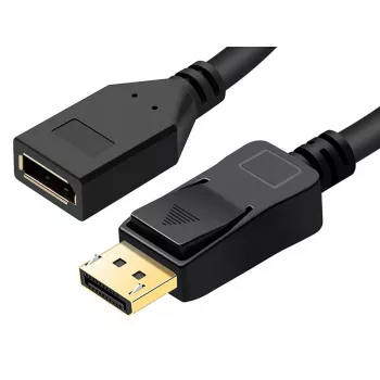 Microconnect DP-MFG-100 DisplayPort-Kabel 1 m Schwarz