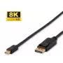 Microconnect DP-MMG-100MBV1.4 DisplayPort-Kabel 1 m Mini DisplayPort Schwarz