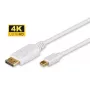 Microconnect DP-MMG-180M DisplayPort-Kabel 2 m Mini DisplayPort Weiß
