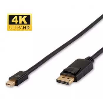 Microconnect DP-MMG-180MB DisplayPort-Kabel 2 m Mini DisplayPort Schwarz