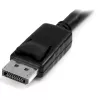 StarTech.com 1 m Panel Mount DisplayPort-Kabel – 4K x 2K – DisplayPort 1.2 Verlängerungskabel Stecker auf Buchse – DP-Videoverlängerungskabel mit Panel Mount DP-Anschluss – DP-Monitorkabel