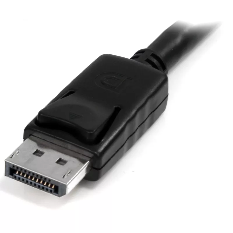 StarTech.com 1 m Panel Mount DisplayPort-Kabel – 4K x 2K – DisplayPort 1.2 Verlängerungskabel Stecker auf Buchse – DP-Videoverlängerungskabel mit Panel Mount DP-Anschluss – DP-Monitorkabel