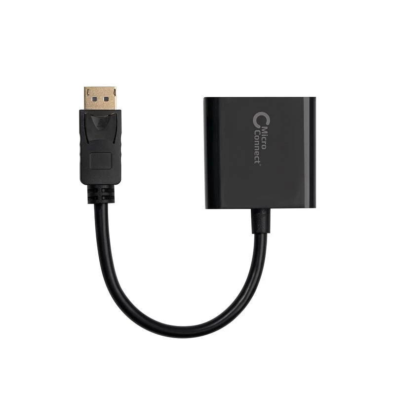 Microconnect DPVGA15CM Videokabel-Adapter 0,15 m DisplayPort VGA (D-Sub) Schwarz