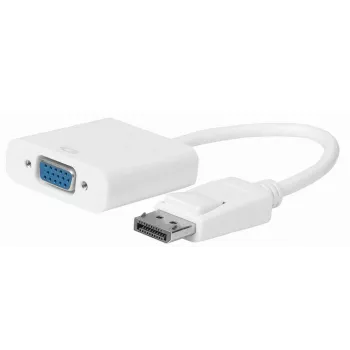 Microconnect DPVGA15CMW Videokabel-Adapter 0,15 m VGA (D-Sub) DisplayPort Weiß
