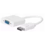 Microconnect DPVGA15CMW Videokabel-Adapter 0,15 m VGA (D-Sub) DisplayPort Weiß