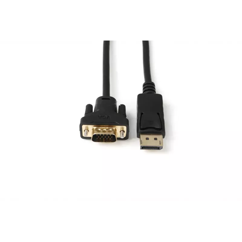 Microconnect DP-VGA-MM-100 Videokabel-Adapter 1 m DisplayPort VGA (D-Sub) Schwarz