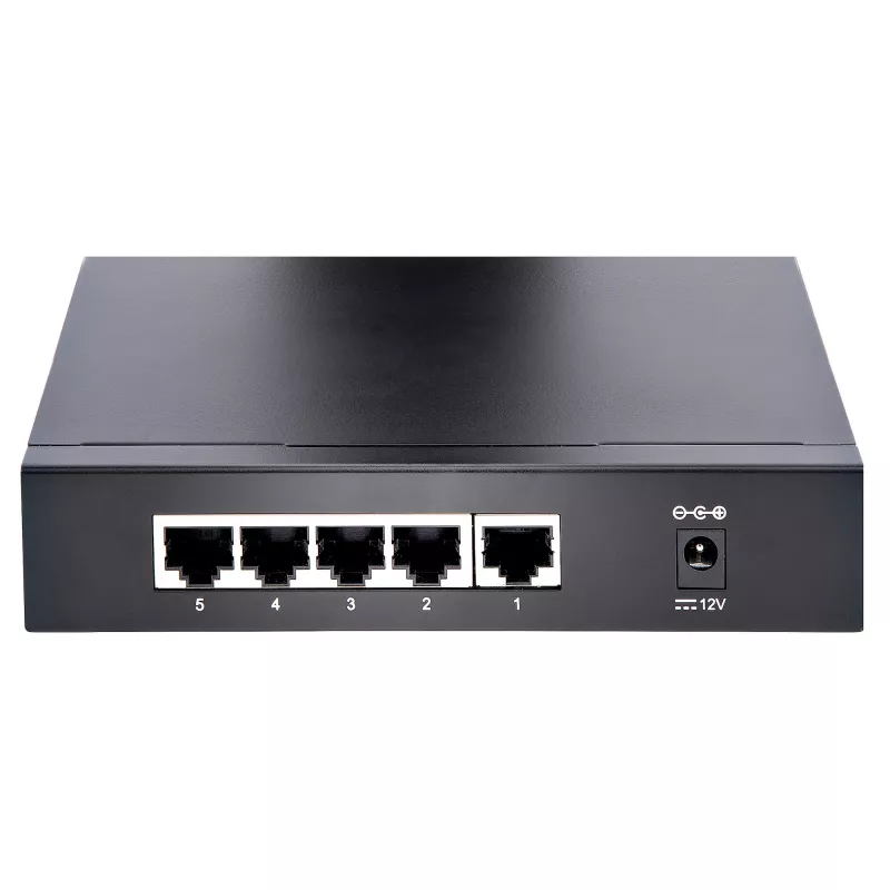 StarTech.com Unmanaged 2.5G Switch – 5-Port Gigabit Switch – 2.5GBASE-T Unmanaged Ethernet Switch – Ethernet-Splitter – DIN-Schienen- oder Wandmontage – Multi-Gigabit – Auto-MDIX – 9K Jumbo