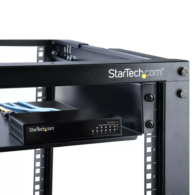 StarTech.com Unmanaged 2.5G Switch – 5-Port Gigabit Switch – 2.5GBASE-T Unmanaged Ethernet Switch – Ethernet-Splitter – DIN-Schienen- oder Wandmontage – Multi-Gigabit – Auto-MDIX – 9K Jumbo