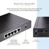 StarTech.com Unmanaged 2.5G Switch – 5-Port Gigabit Switch – 2.5GBASE-T Unmanaged Ethernet Switch – Ethernet-Splitter – DIN-Schienen- oder Wandmontage – Multi-Gigabit – Auto-MDIX – 9K Jumbo