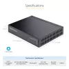 StarTech.com Unmanaged 2.5G Switch – 5-Port Gigabit Switch – 2.5GBASE-T Unmanaged Ethernet Switch – Ethernet-Splitter – DIN-Schienen- oder Wandmontage – Multi-Gigabit – Auto-MDIX – 9K Jumbo