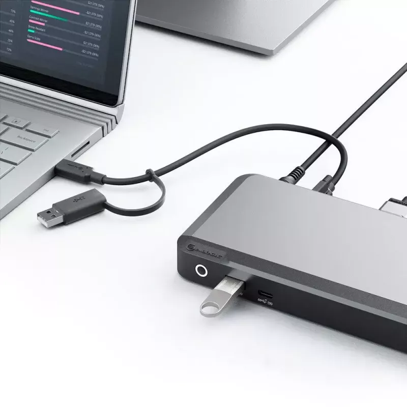 Dockingstation ALOGIC DX2 Dual 4K Display
