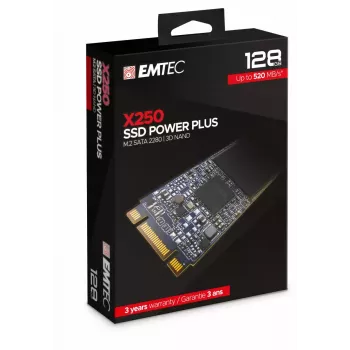 SSD-Laufwerk Emtec 128 GB M.2 Serial ATA III X250