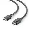 DisplayPort-auf-HDMI-Kabel ALOGIC EL2DPHD-02 2m Hochwertige Video-Audio-Übertragung