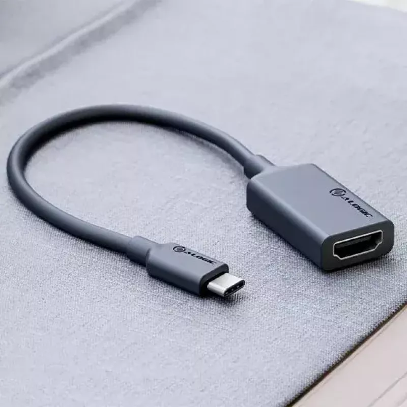 USB-C auf HDMI Adapter ALOGIC EL2UCHD-ADP 4K Unterstützung 20cm