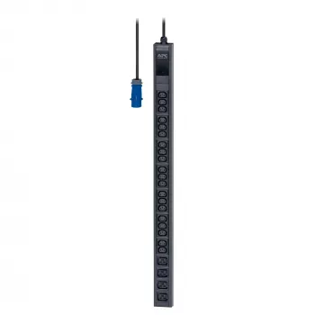 APC Easy Rack PDU, Basic, 0U, 1 Phase, 3,7kW, 230V, 16A, 20 x C13 und 4 x C19 Steckdosen, IEC60309 2P+E Eingang