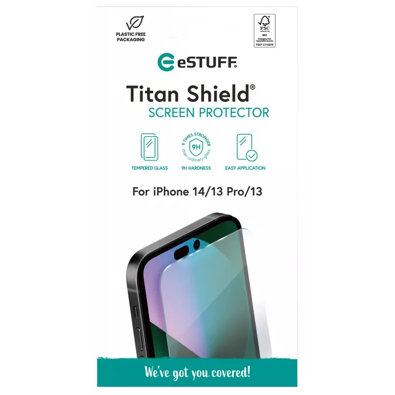 eSTUFF ES501350 Mobiltelefon-Displayschutz Klarer Displayschutz Apple 1 Stk.