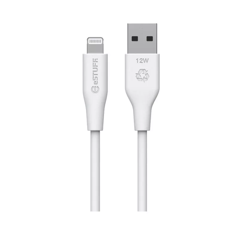 Lightning-Kabel eSTUFF ES601170 1m USB-A 2,4A 5V Weiß