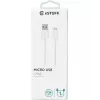 eSTUFF ES603007 USB-Kabel USB 2.0 1 m USB-A auf Micro-USB-B Weiß