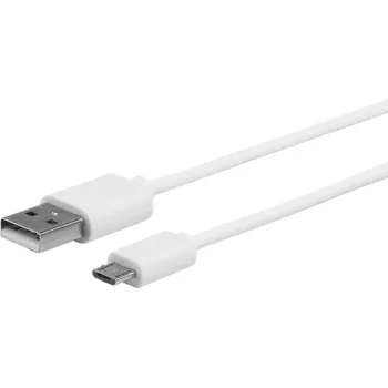 eSTUFF ES603007 USB-Kabel USB 2.0 1 m USB-A auf Micro-USB-B Weiß