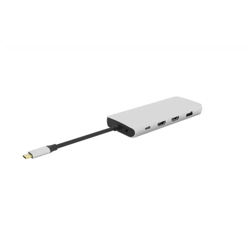 eSTUFF ES623009 Schnittstellen-Hub USB 3.2 Gen 1 (3.1 Gen 1) Type-C 5000 Mbit/s Grau