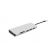 eSTUFF ES623009 Schnittstellen-Hub USB 3.2 Gen 1 (3.1 Gen 1) Type-C 5000 Mbit/s Grau