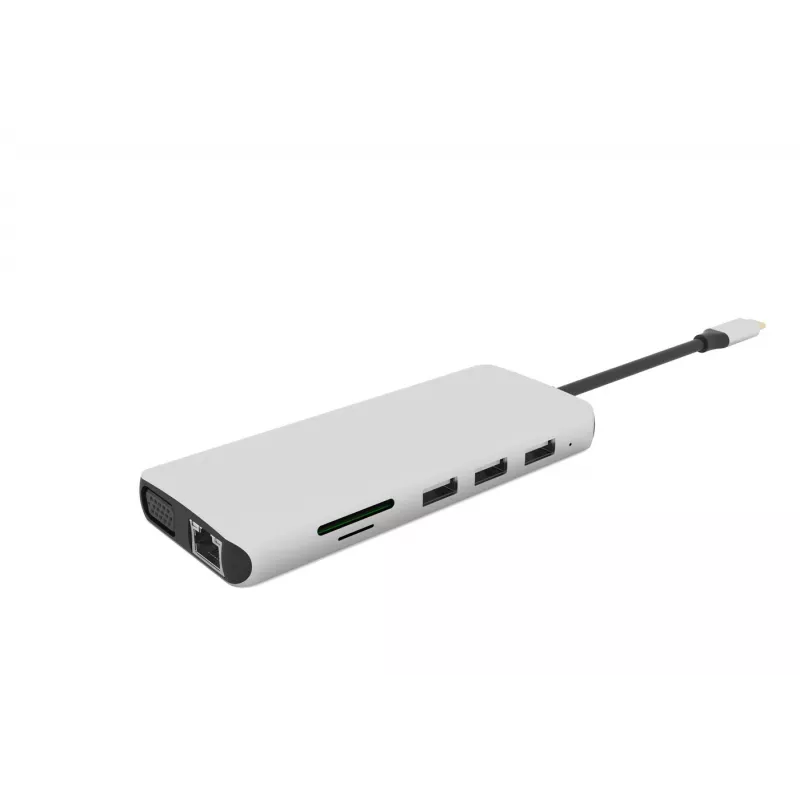 eSTUFF ES623009 Schnittstellen-Hub USB 3.2 Gen 1 (3.1 Gen 1) Type-C 5000 Mbit/s Grau