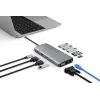 eSTUFF ES623009 Schnittstellen-Hub USB 3.2 Gen 1 (3.1 Gen 1) Type-C 5000 Mbit/s Grau