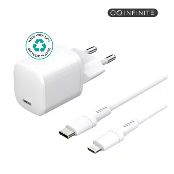 Mobiles Geräteladegerät eSTUFF ES637500 12V USB Type-C 1,5m Weiß