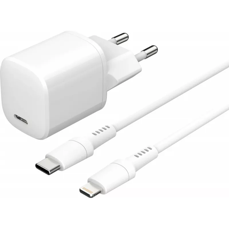 Mobiles Geräteladegerät eSTUFF ES637500 12V USB Type-C 1,5m Weiß