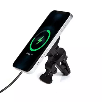 eSTUFF ES638130 mobiles Ladegerät Smartphone Aluminium Zigarettenanzünder Kabelloses Laden Schnellladen Auto